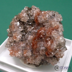 Calcite on Limonite