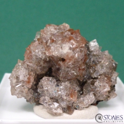 Calcite on Limonite
